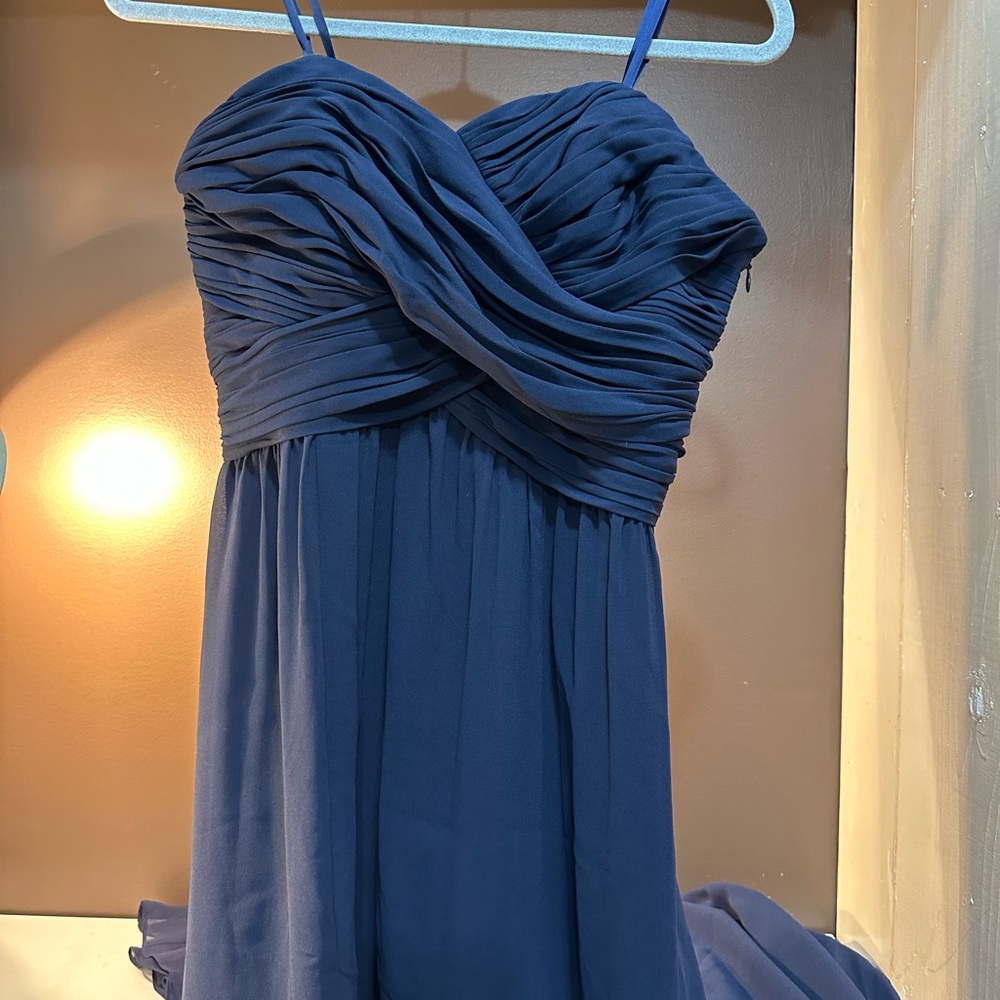 Lauren Ralph Lauren nwt navy blue strapless dress perfect for weddings sz 6